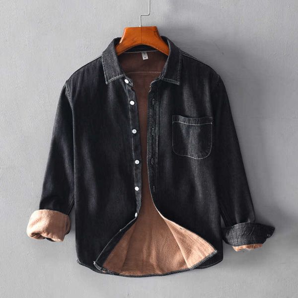men's jackets men autumn winter korea japan style single breasted turn down collar long sleeve slim fit fleece lined jacket thick male, Black;brown
men's jackets men autumn winter korea japan style single breasted turn down collar long sleeve slim fit fleece lined jacket thick male, Black;brown