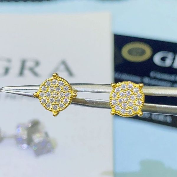 passed diamond test fashion men women earrings 925 sterling silver gold plated bling moissanite studs earrings nice gift, Golden;silver
passed diamond test fashion men women earrings 925 sterling silver gold plated bling moissanite studs earrings nice gift, Golden;silver