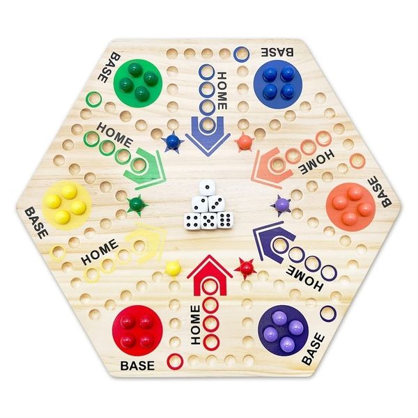 outdoor s activities wooden aggravation board set with 6 dice 6 color marbles interactive classic family game for indoor gathering 230206
outdoor s activities wooden aggravation board set with 6 dice 6 color marbles interactive classic family game for indoor gathering 230206