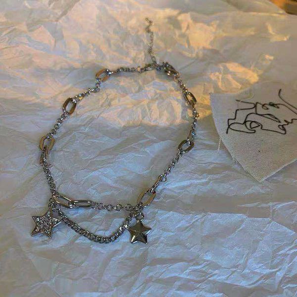 vintage exquisite charms pendant necklaces trendy jewelry 2022 cool y2k shiny crystal star chains choker for women party 0206, Silver
vintage exquisite charms pendant necklaces trendy jewelry 2022 cool y2k shiny crystal star chains choker for women party 0206, Silver