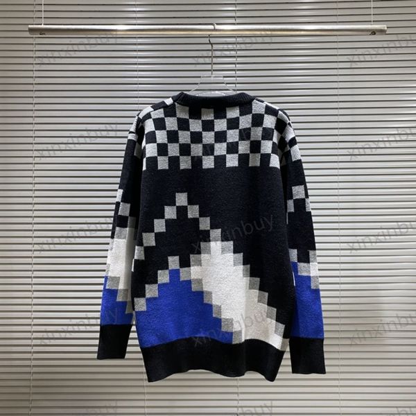 xinxinbuy men designer hoodie sweaters mosaic lattice letters jacquard cotton casual fashion women s-2xl, Black;brown
xinxinbuy men designer hoodie sweaters mosaic lattice letters jacquard cotton casual fashion women s-2xl, Black;brown