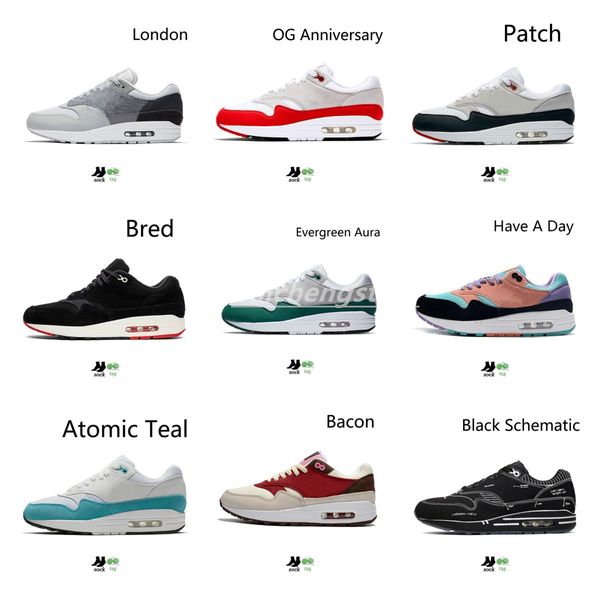 2022 anniversary aqua 1 og atmos running shoes without box 87 trainer sneaker sports shoe size eur 36-45 b0, White;red
2022 anniversary aqua 1 og atmos running shoes without box 87 trainer sneaker sports shoe size eur 36-45 b0, White;red
