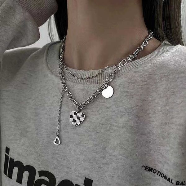 necklaces korean stainless steel choker layered necklace women punk trendy dainty chain statement pendant hip hop jewelry 0206, Silver
necklaces korean stainless steel choker layered necklace women punk trendy dainty chain statement pendant hip hop jewelry 0206, Silver
