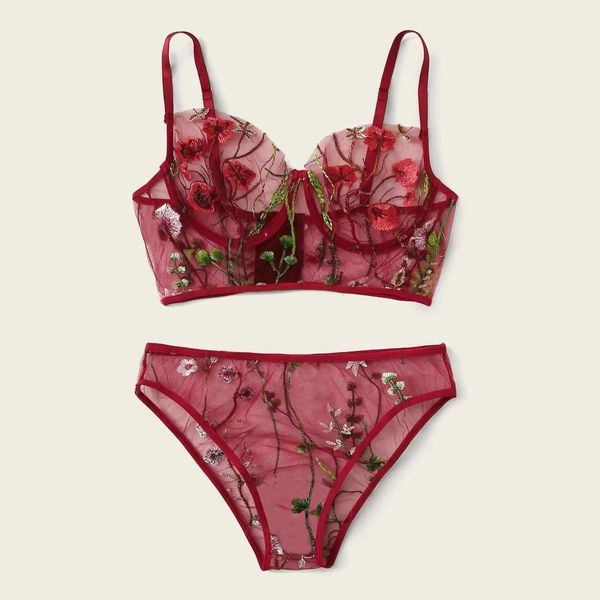 set 2022 women' lingerie bra lace lingerie flower embroidery briefs exotic babydoll cosplay sleepwear underwear y2302, Red;black
set 2022 women' lingerie bra lace lingerie flower embroidery briefs exotic babydoll cosplay sleepwear underwear y2302, Red;black
