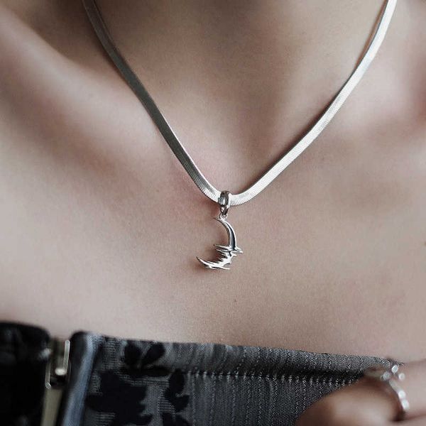 necklaces south korea sweet cool wind snake bone water ripple moon pendant clavicle chain simple high sense net red necklace girl 0206, Silver
necklaces south korea sweet cool wind snake bone water ripple moon pendant clavicle chain simple high sense net red necklace girl 0206, Silver