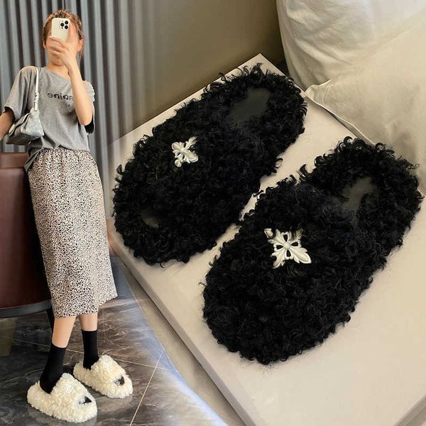 slippers 2022 white korean fluffy slippers for women fashion cross flower casual flat thick-soled indoor house non-slip floor slides g230206, Black
slippers 2022 white korean fluffy slippers for women fashion cross flower casual flat thick-soled indoor house non-slip floor slides g230206, Black