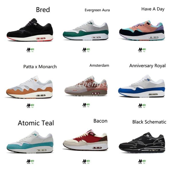 2022 classic 1 one men women 87 running shoes triple black white sports trainer cushion surface breathable mens sports shoe sneakers 36-45 b, White;red
2022 classic 1 one men women 87 running shoes triple black white sports trainer cushion surface breathable mens sports shoe sneakers 36-45 b, White;red