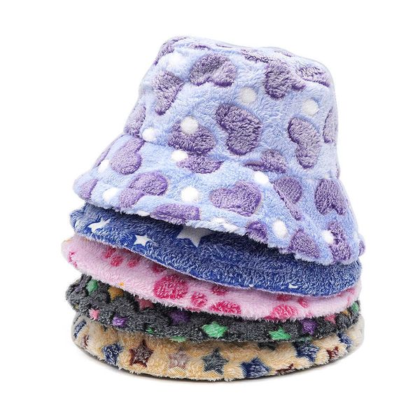 wide brim hats 2022 new women winter faux wool bucket hat strar heart printed warm panama fisherman cap y2302, Blue;gray
wide brim hats 2022 new women winter faux wool bucket hat strar heart printed warm panama fisherman cap y2302, Blue;gray