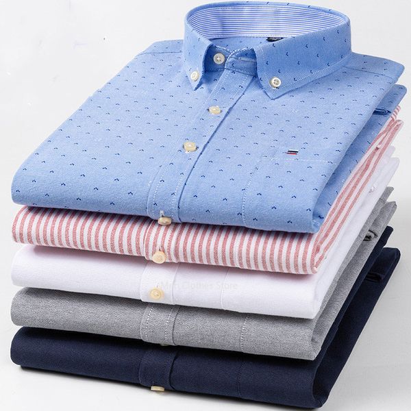 mens casual shirts men oxford fashion 100% cotton long sleeve slim solid color plaid print stripe formal dress shirt plus size 230207, White;black
mens casual shirts men oxford fashion 100% cotton long sleeve slim solid color plaid print stripe formal dress shirt plus size 230207, White;black