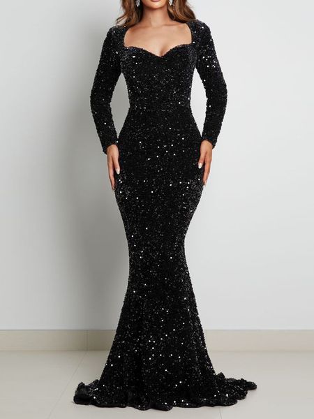 casual dresses long sleeve padded sequin maxi dress floor length sparkles stretch v neck mermaid formal evening night party gown grey black, Black;gray
casual dresses long sleeve padded sequin maxi dress floor length sparkles stretch v neck mermaid formal evening night party gown grey black, Black;gray