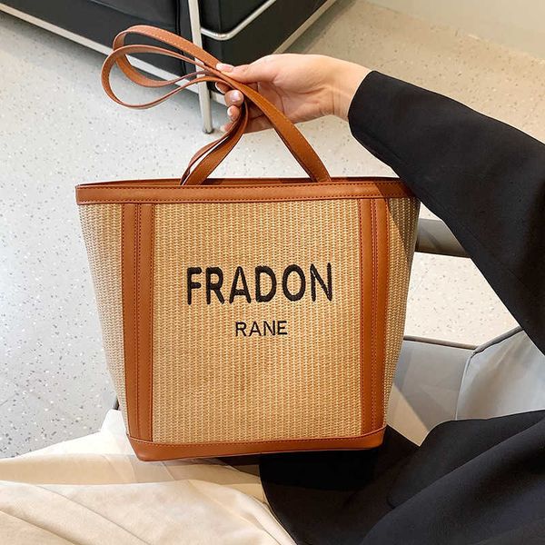 stuff sacks large capacity women's new summer fashion straw woven simple letter single shoulder tote bag
stuff sacks large capacity women's new summer fashion straw woven simple letter single shoulder tote bag