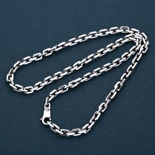 pendant necklaces real silver 6mm fashion horn necklace man male s925 sterling silver personality smooth bright square o chain jewelry 0206
pendant necklaces real silver 6mm fashion horn necklace man male s925 sterling silver personality smooth bright square o chain jewelry 0206