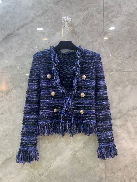 balm 2023 new women's brand spring jacket autumn winter jacket ootd fashion logo tassel tweed coat cardigan high-grade casual spring co, Black;brown
balm 2023 new women's brand spring jacket autumn winter jacket ootd fashion logo tassel tweed coat cardigan high-grade casual spring co, Black;brown