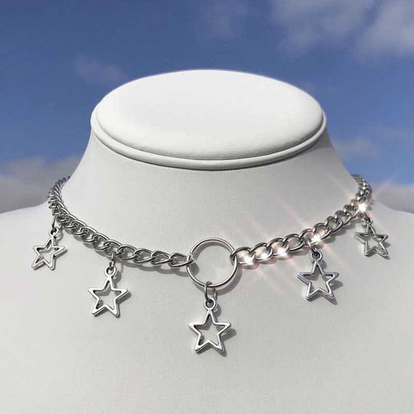 s vintage hollow out star metal pendant for women men hip hop punk cool party harajuku choker necklace trendy jewelry new 0206, Silver
s vintage hollow out star metal pendant for women men hip hop punk cool party harajuku choker necklace trendy jewelry new 0206, Silver