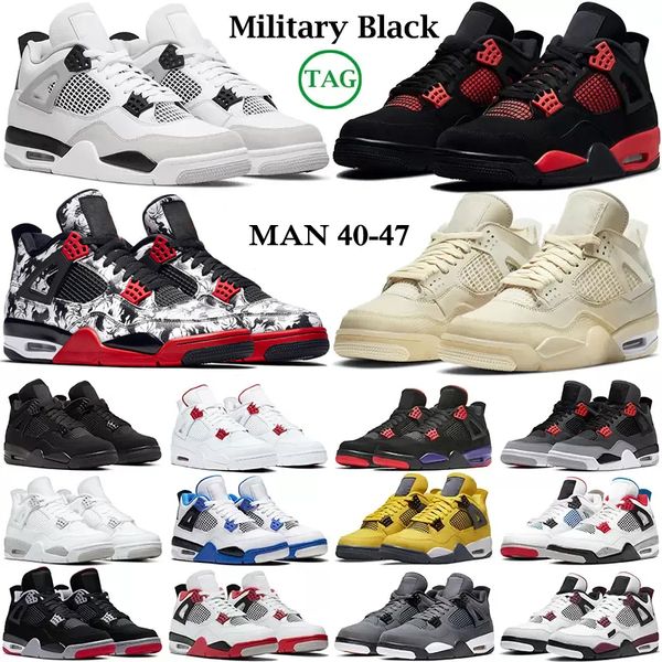 4 4s basketball shoes for mens military black cat sail red thunder white oreo cactus jack blue university infrared cool grey mens sports sne
4 4s basketball shoes for mens military black cat sail red thunder white oreo cactus jack blue university infrared cool grey mens sports sne