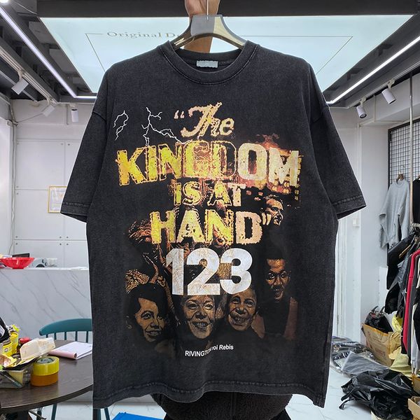 23ss tee oversized t-shirt vintage printed summer high street short sleeve tshirts, Black;brown
23ss tee oversized t-shirt vintage printed summer high street short sleeve tshirts, Black;brown