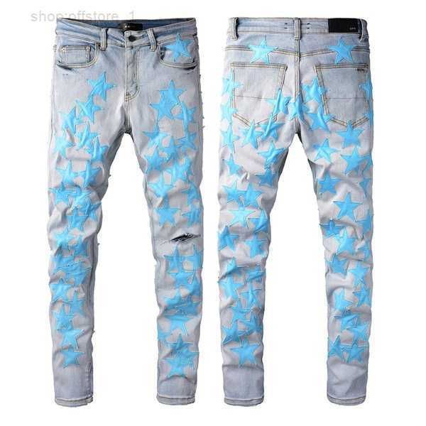 2022ss new european and american men's designer hip-hop jeans high street fashion tide brand cycling motorcycle wash patch letter loose, Blue
2022ss new european and american men's designer hip-hop jeans high street fashion tide brand cycling motorcycle wash patch letter loose, Blue