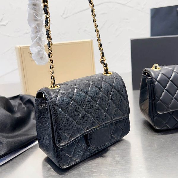 

luxury women retro crossbody designer bags caviar lambskin matelasse leather quilted classic flap handbags trend shoulder bag fanny pack car