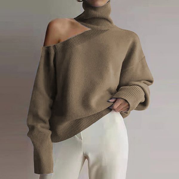 women's sweaters leopard print hollow elegant off shoulder turtleneck winter pullover women clothing fashion mujer 230206, White;black
women's sweaters leopard print hollow elegant off shoulder turtleneck winter pullover women clothing fashion mujer 230206, White;black