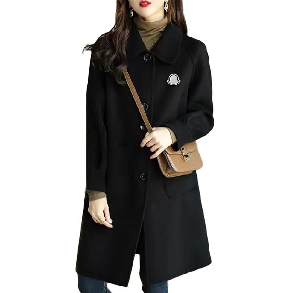 winter coat women's wide lapel belt pocket wool blended coat oversized long windbreaker wool women's, Black
winter coat women's wide lapel belt pocket wool blended coat oversized long windbreaker wool women's, Black