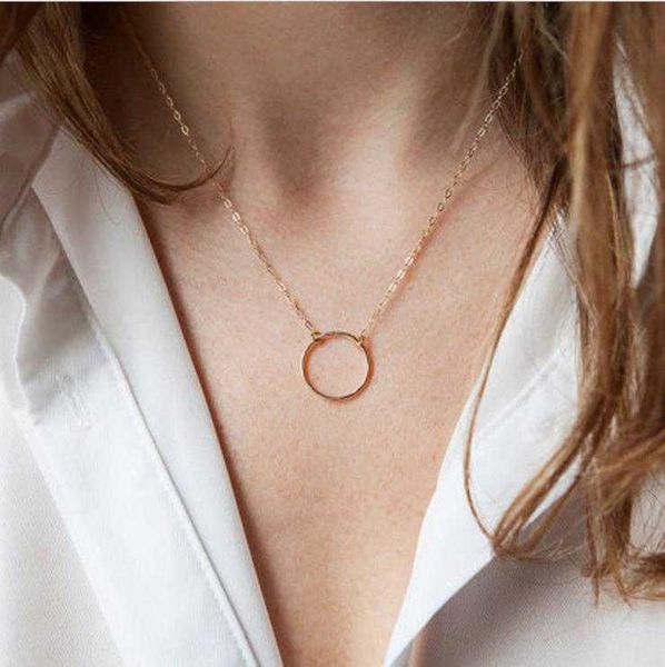 simple ins style circle gold color chain necklace long strip pendant necklaces for women 2020 fashion jewelry 0206, Silver
simple ins style circle gold color chain necklace long strip pendant necklaces for women 2020 fashion jewelry 0206, Silver
