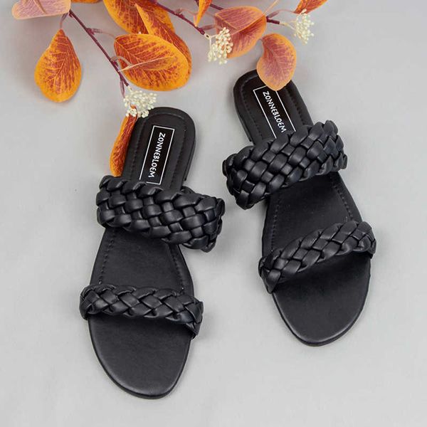 sandals trendy sandals women 2023 oudoor wear breathable summer designer shoes for ladies weaving style flat heels female flip flops g230207, Black
sandals trendy sandals women 2023 oudoor wear breathable summer designer shoes for ladies weaving style flat heels female flip flops g230207, Black