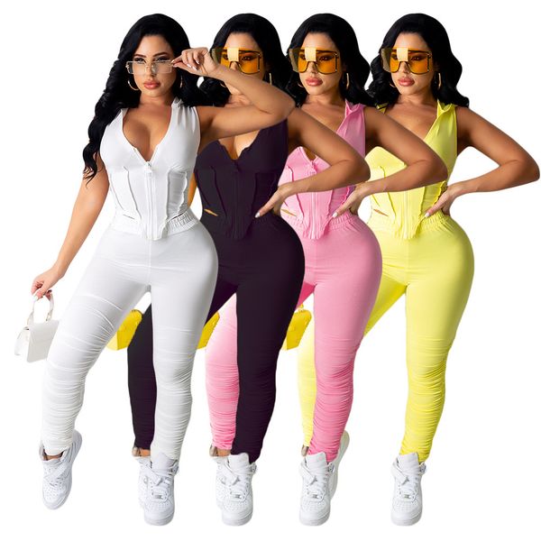 designer tracksuits women outfits two piece set spring clothes casual sleeveless bandage hooded shirt and pants sports suits solid sweatsuit, Gray
designer tracksuits women outfits two piece set spring clothes casual sleeveless bandage hooded shirt and pants sports suits solid sweatsuit, Gray