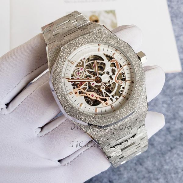 sichu1 men's automatic mechanical watch 42mm stainless steel frosted strap designer classic sapphire glass luminous waterproof montre d, Slivery;brown
sichu1 men's automatic mechanical watch 42mm stainless steel frosted strap designer classic sapphire glass luminous waterproof montre d, Slivery;brown