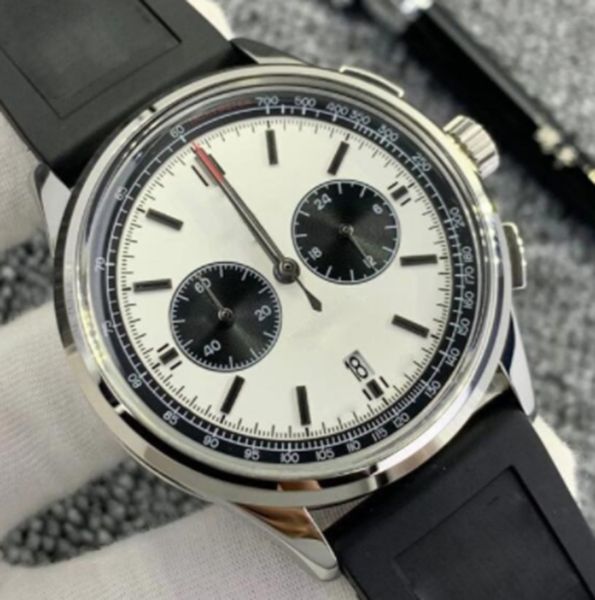 n quality men's watch 42mm sea silver case black rubber belt watch quartz chronograph code watch leather strap code buckle men's d, Slivery;brown
n quality men's watch 42mm sea silver case black rubber belt watch quartz chronograph code watch leather strap code buckle men's d, Slivery;brown