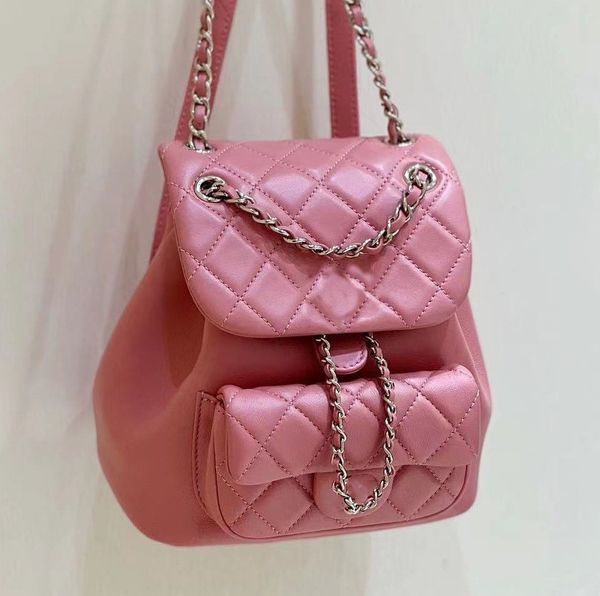pink mini backpack bag for women purse desinger women handbags quilted channel purses luxury genuine leather bags card holder duffle bag 117
pink mini backpack bag for women purse desinger women handbags quilted channel purses luxury genuine leather bags card holder duffle bag 117