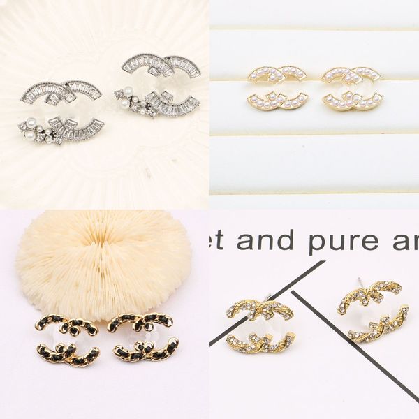 designer womens earring brand earrings ear stud 18k gold plated 925 silver plated earring crystal pearl party women designers wedding statem, Golden;silver
designer womens earring brand earrings ear stud 18k gold plated 925 silver plated earring crystal pearl party women designers wedding statem, Golden;silver