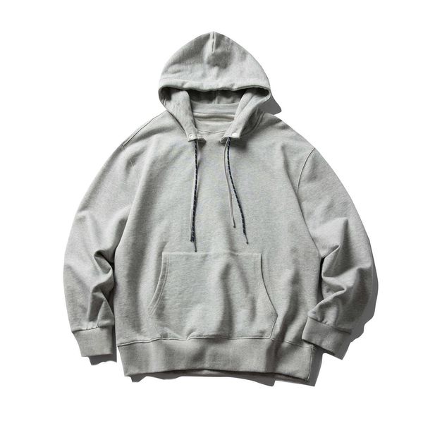 2023 autumn solid color double-neck double-rope hooded sweatshirt casual pullover men, Black
2023 autumn solid color double-neck double-rope hooded sweatshirt casual pullover men, Black