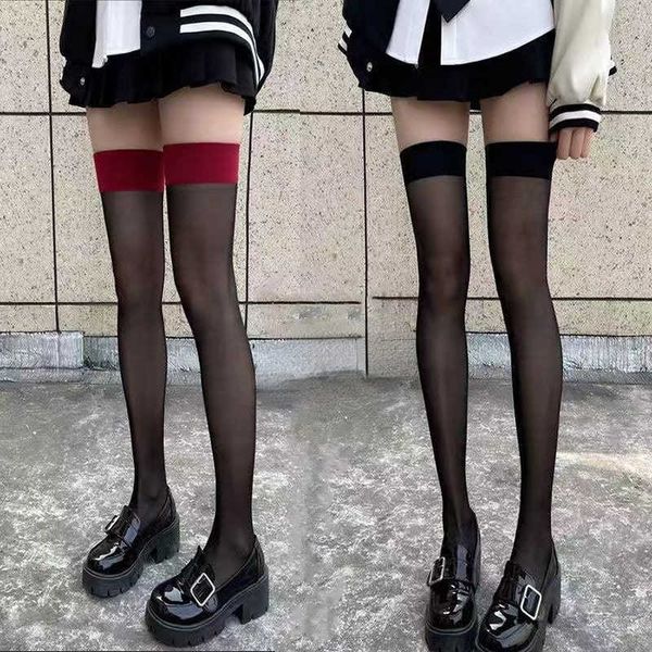 socks hosiery lolita girls party thigh high fishnet stockings gothic punk women transparent over knee black red wide edge long y2302, Black;white
socks hosiery lolita girls party thigh high fishnet stockings gothic punk women transparent over knee black red wide edge long y2302, Black;white