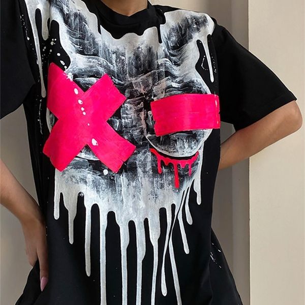 women's tshirt fsda summer o neck y2k print t shirt loose fashion casual short sleeve graphic black tee trendy oversized 230206, White
women's tshirt fsda summer o neck y2k print t shirt loose fashion casual short sleeve graphic black tee trendy oversized 230206, White