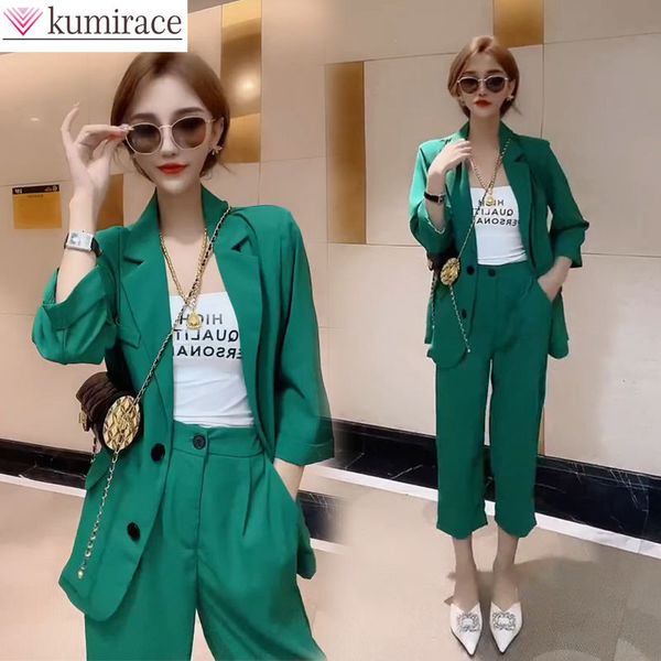 womens two piece pants summer korean fashion elegant suit casual balazer jacket trousers twopiece set female office tracksuit 230207, White
womens two piece pants summer korean fashion elegant suit casual balazer jacket trousers twopiece set female office tracksuit 230207, White