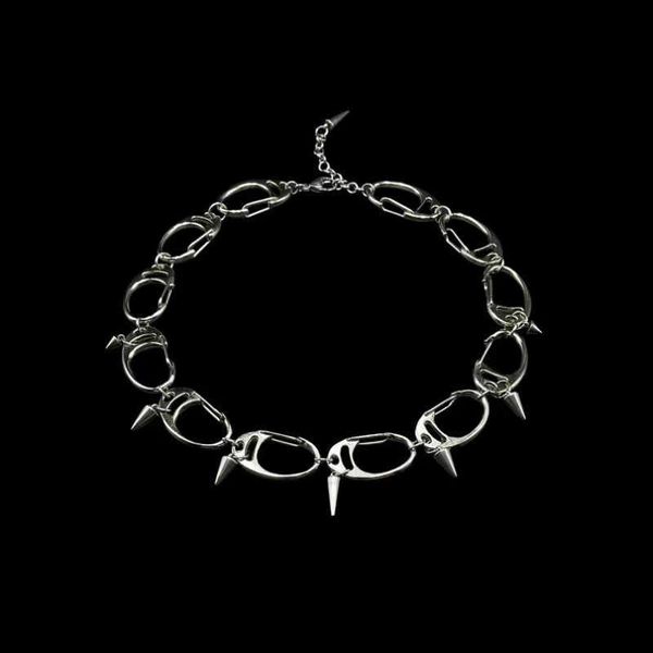 pendant necklaces new fashion rock cool rivets charms necklace hip hop hyperbole buttons together chains choker jewelry for men women access, Silver
pendant necklaces new fashion rock cool rivets charms necklace hip hop hyperbole buttons together chains choker jewelry for men women access, Silver