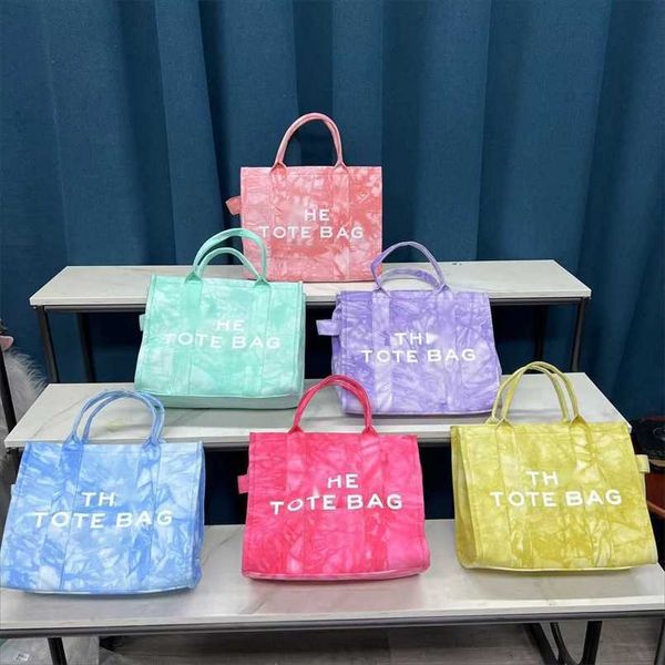 2023 bags clearance outlets new summer canvas letter tote bag lady bags simple and versatile one shoulder messenger bag