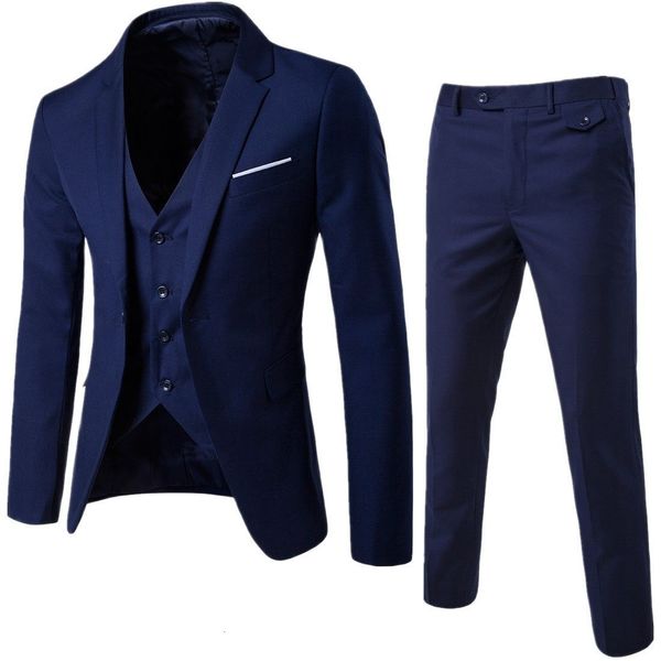mens suits blazers costume homme 3 piece slim fit business set 1 button blazer jacket vest pants solid wedding dress and trousers 230207, White;black
mens suits blazers costume homme 3 piece slim fit business set 1 button blazer jacket vest pants solid wedding dress and trousers 230207, White;black