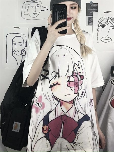 women's tshirt anime girl image print women tshirts korean style summer sweet fashion t shirts preppy couple clothes oneck tee 230206, White
women's tshirt anime girl image print women tshirts korean style summer sweet fashion t shirts preppy couple clothes oneck tee 230206, White
