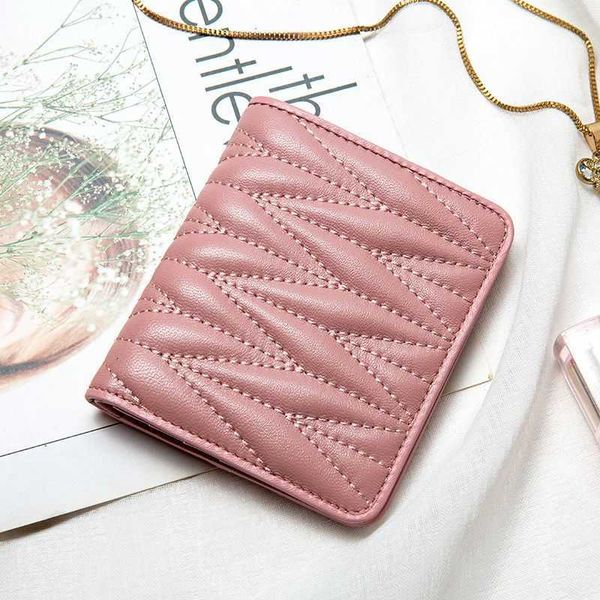 brand designer change purse card pack cow pickup bag genuine leather wallet women's pleated sheepskin thin two-fold buckle small design, Red;black
brand designer change purse card pack cow pickup bag genuine leather wallet women's pleated sheepskin thin two-fold buckle small design, Red;black