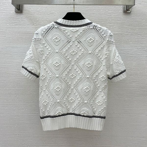 spring short sleeve solid t shirt sweater jumpers hollow out knitted casual o-neck pullover runway women clothes, White
spring short sleeve solid t shirt sweater jumpers hollow out knitted casual o-neck pullover runway women clothes, White