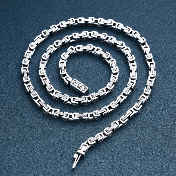 pendant necklaces solid vintage heavy style six-words mantra engrave necklace man s925 sterling silver personality stitching chain jewelry 0
pendant necklaces solid vintage heavy style six-words mantra engrave necklace man s925 sterling silver personality stitching chain jewelry 0