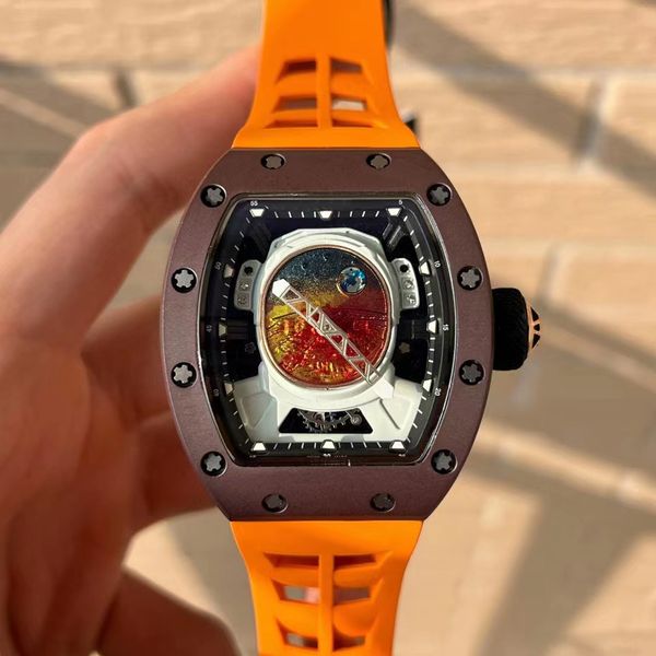 rm52-05 watch comes with a fully automatic tourbillon movement sapphire mirror natural rubber strap, Slivery;golden
rm52-05 watch comes with a fully automatic tourbillon movement sapphire mirror natural rubber strap, Slivery;golden