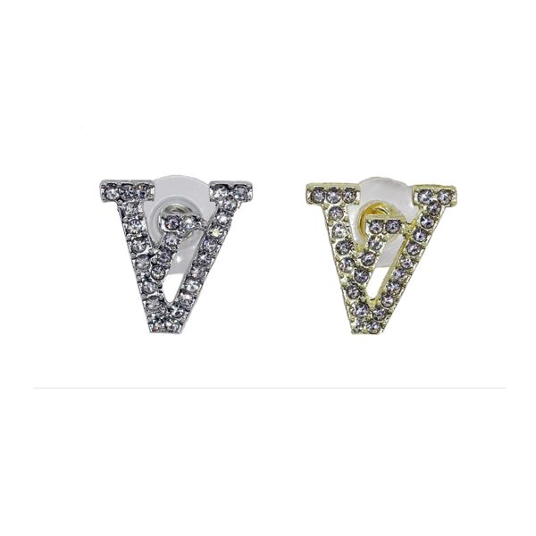 popular brand designer charm earrings women's gift jewelry earrings gold plated letter diamond nail earrings fashion couple family, Golden
popular brand designer charm earrings women's gift jewelry earrings gold plated letter diamond nail earrings fashion couple family, Golden
