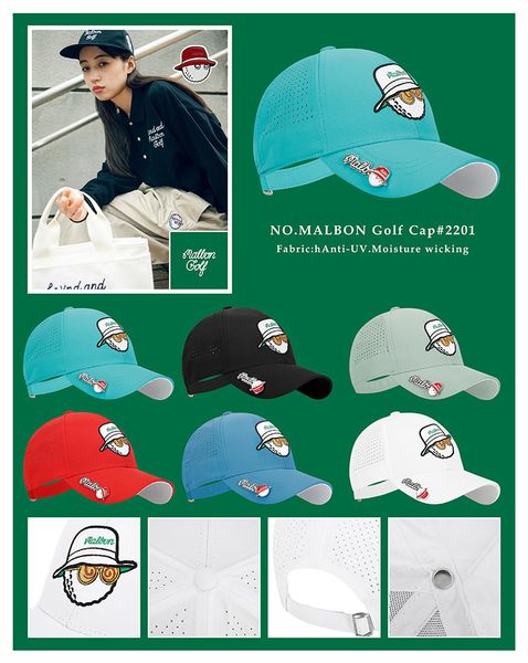 s malbon golf baseball hat men's and women's sun hip hop snap on breathable bucket gorras 230206, Black;white
s malbon golf baseball hat men's and women's sun hip hop snap on breathable bucket gorras 230206, Black;white