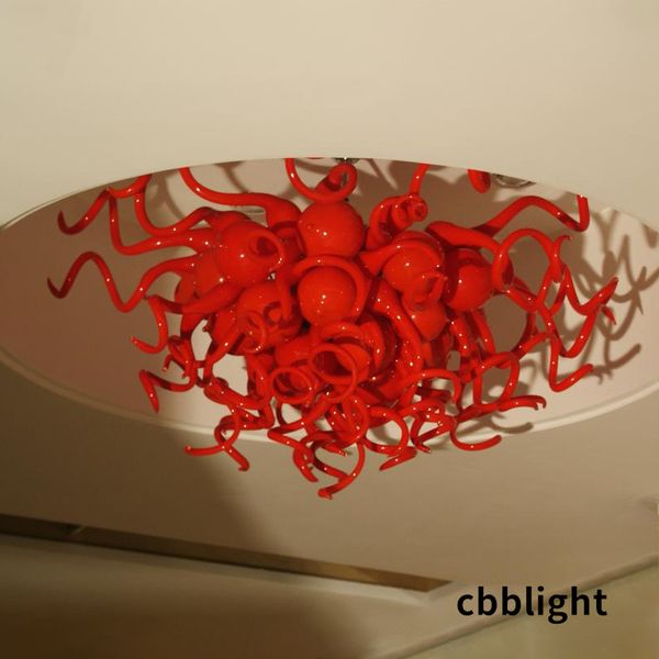 ornaments wholesale suspension lamps red color 24*24 inches 100% handmade blown glass chandelier light with led bulbs luxury handicraft indo
ornaments wholesale suspension lamps red color 24*24 inches 100% handmade blown glass chandelier light with led bulbs luxury handicraft indo