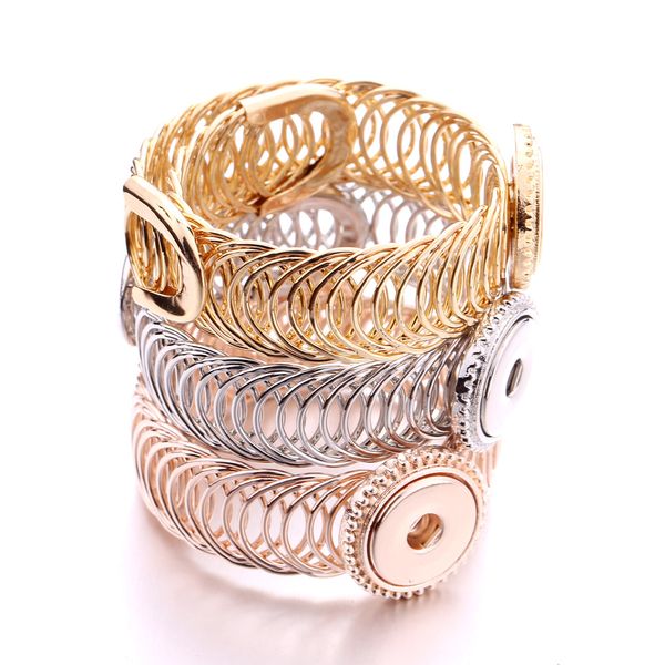 20pcs/lot new 12mm 18mm metal snap button bracelet bangles adjustable size rose gold silver color cuff bracelet for men women bracelets, Golden;silver
20pcs/lot new 12mm 18mm metal snap button bracelet bangles adjustable size rose gold silver color cuff bracelet for men women bracelets, Golden;silver