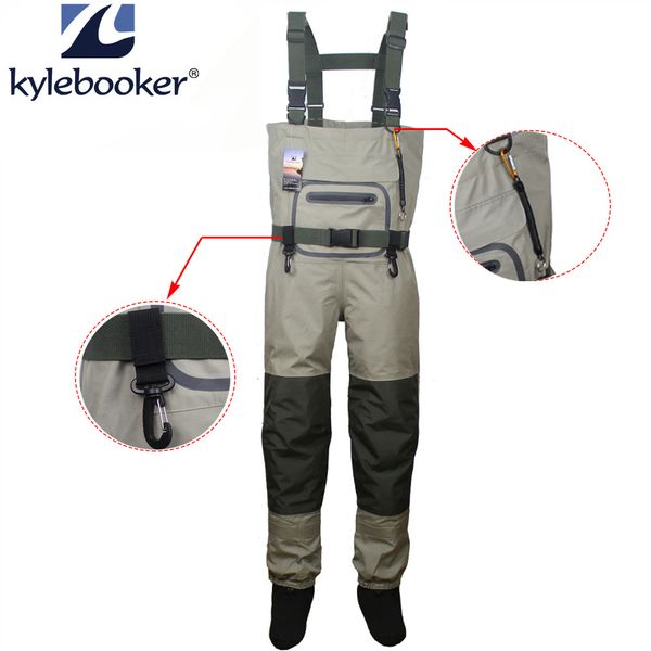 outdoor pants fishing waders durable and comfortable breathable stocking foot chest wader kits for men and women 230206, Black;green
outdoor pants fishing waders durable and comfortable breathable stocking foot chest wader kits for men and women 230206, Black;green