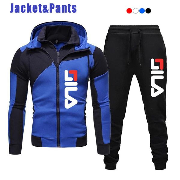 men's tracksuits autumn winter men's tracksuit fashion double zipper jacket and sweatpants 2pcs casual long sleeve outdoors sports, Gray
men's tracksuits autumn winter men's tracksuit fashion double zipper jacket and sweatpants 2pcs casual long sleeve outdoors sports, Gray