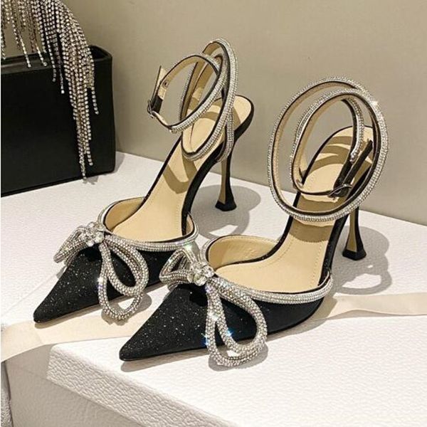 ladies dress shoes designer heels woman wedding party high heels shiny rhinestone double bow sandals 2023, Black
ladies dress shoes designer heels woman wedding party high heels shiny rhinestone double bow sandals 2023, Black